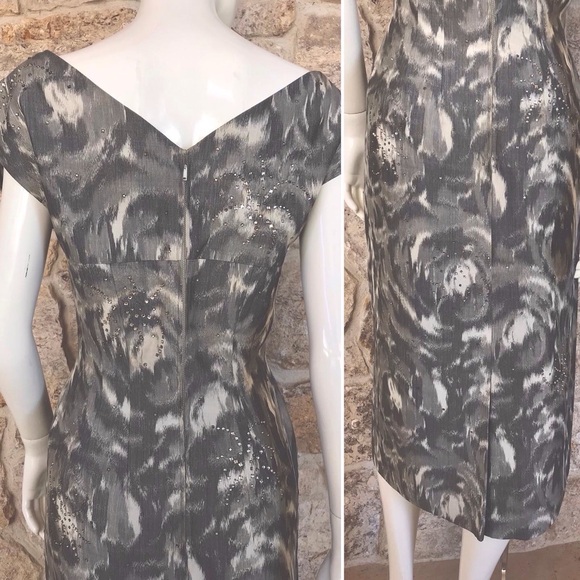 Beautiful Vintage 1950s Adele Simpson Embellished New Look Dress - Picture 2 of 16